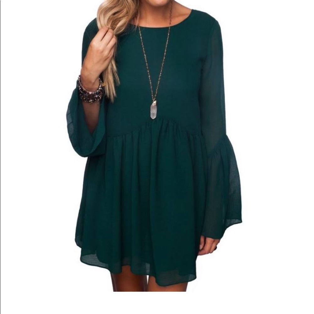 Buddy Love Dresses | Buddy Love Hall Dress-Emerald | Color: Green | Size: M| NWT
